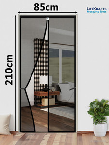 lifekrafts auto-closing magnetic door polyester washable adults mosquito net