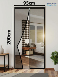lifekrafts auto-closing magnetic door polyester washable adults mosquito net