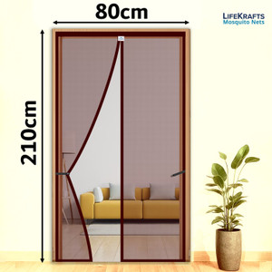 lifekrafts auto-closing magnetic door polyester washable adults mosquito net