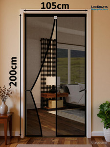 lifekrafts auto-closing magnetic door polyester washable adults mosquito net