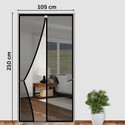 Lifekrafts Auto-Closing Magnetic Door Polyester Washable Adults Mosquito Net
