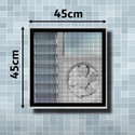 Lifekrafts Small mosquito nets for bathroom, kitchen windows, and exhaust fans-easy-fit Fibre Washable Adults Mosquito Net