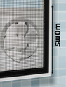 Lifekrafts Small mosquito nets for bathroom, kitchen windows, and exhaust fans-easy-fit Fibre Washable Adults Mosquito Net