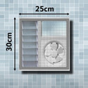 Lifekrafts Small mosquito nets for bathroom, kitchen windows, and exhaust fans-easy-fit Fibre Washable Adults Mosquito Net