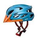 Lifelong Adjustable Cycling Helmet with Detachable Visor| Adjustable Light Weight Mountain Bike Cycle Helmet with Padding for Kids| Racing Helmet for Kids, Small, Orange/Blue