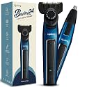 Lifelong Beard Trimmer for Man | Trimmer Men Beard | All in One 24 Length Settings Cordless Rechargeable Shaving Machine for Beard, Hair, Nose & Full Body | 1.5Hr, TypeC, 1.5Hr Runtime | Grooming Kit