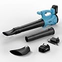 Lifelong Cordless Air Blower Machine with 16000 RPM No Load Speed| 3.6m3/min Air Flow| 6 Level Speed Control Dust Cleaner for Home|Li-Ion Battery (1X4.0Ah)| 2.6 kg Weight| 6-Month Warranty (LLWLLB002)