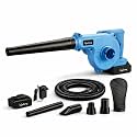 Lifelong Cordless Air Blower Machine for Home &amp; Outdoor Dust Cleaning | 13000 RPM High-Speed Motor | 2.5 m³/min Powerful Air Flow | Portable Dust Cleaner for Home, Garden, Car &amp; Workshop | 2 Batteries