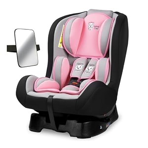 lifelong cuppy car seat for baby 0-7 yrs 3-24 kg  rear-facing for infants premium european standard safety ecer4404 certified 3 recline 5 point harness rear view mirror llccs011