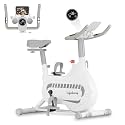 Lifelong Fit Pro Spin Fitness Bike|8Kg Flywheel|Adjustable Resistance & Heart Rate Sensor|Quiet Belt-Driven System|Touch LED Screen Display|Steel Frame|Home Workout & Cardio|Max Weight 120Kg