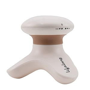 lifelong battery powered mini head and body massager brown