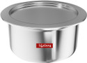 Lifelong LLTPT903 Triply Tope/Bhagona/Patila with Lid 1.4 L capacity 16 cm diameter (Triply, Induction Bottom)