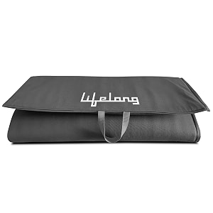 lifelong llym14 10mm extra thick yoga and exercise mat hand washable amp anti slip comfortable support for yoga pilates stretching meditation grey