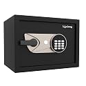 Lifelong Digital Safe Locker for Home &amp; Office 34L, Black | 5mm Sturdy Metal Door with Electronic Keypad &amp; Handle | Home Security Safe for Jewellery, Money &amp; Valuables | Tijori Box Safe