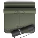 Lifelong Yoga Mat for Men &amp; Women | 6mm Thick TPE Cushioning | Non-Toxic &amp; Sweat-Resistant | Lightweight &amp; Portable with Carry Bag | Home &amp; Studio Workout Mat | Made in India (Olive Green)