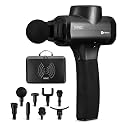 Lifepro Sonic Massage Gun Percussion Muscle Massager, 8 Heads &amp; 5 Speeds