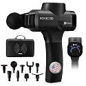 Lifepro SonicPro Massage Gun Percussion Muscle Massager with Heat, 9 Heads