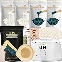 Lifestance L3 Digital Wax Warmer Hair Removal Kit + 2.5LB Jasmine Wax Beads