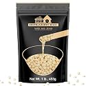 Lifestance Hard Wax Beads for Hair Removal, Sensitive Skin, 1LB, Cream