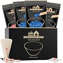 Lifestance Wax Beads Set, 4 Kinds of Waxing Beads, Hard Wax Beans with 44 Items, Perfect for Any Waxing Warmers for Hair Removal for Brazilian Bikini, Brazilian, Legs, Body