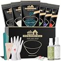 Lifestance Wax Beads Set, 6 Kinds of Waxing Beads, Hard Wax Beans with 44 Items, Perfect for Any Waxing Warmers, Wax Beads for Hair Removal for Full Body Bikini Brazilian Underarm Eyebrow, Face Legs