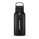 LifeStraw Go Series Insulated Steel Water Filter Bottle, 1 L, Nordic Noir