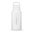 LifeStraw Go Series Insulated Steel Water Filter Bottle, 1 L, Polar White
