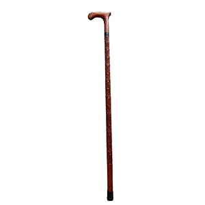 lifestyle design wooden craft walking stick - 36 inch brown