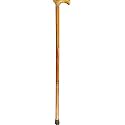 Design Wooden Craft Walking Stick - 36 inch. (brown.)