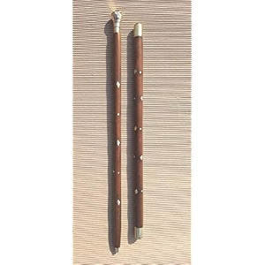 lifestyle wooden walking stick sheesham wood with brass work 2 morning roll for dog walking walk stick combo-24 wooden