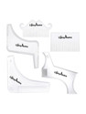 Lifesy Nutra Beard Shaper Tool shaping scale template tool set With Ultra-Slim Pocket Comb