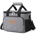 Lifewit Large Lunch Bag 12-Can (8.5L) Insulated Lunch Box Soft Cooler Cooling Tote for Adult Men Women, Grey