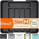 Lifewit Silverware Drawer Organizer, Expandable Utensil Tray
