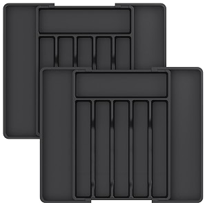 Lifewit Silverware Drawer Organizer Expandable Utensil Tray