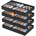 Lifewit Under Bed Shoe Storage Organizer, 4 Pack(16 Shoes Cells)