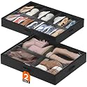 Lifewit Under Bed Shoe Storage Organizer, 1 Pack(14 Shoes +4 Boots Cells)