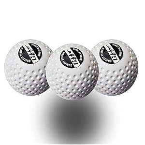 liffo field hockey ball dimple white hockeyball1 - set of 3