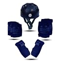 Liffo® Kids Protective Skating Gear Set for Roller Skating, Skateboarding &amp; Cycling |for Kids 5 to 16 Years Knee and Elbow Pads Wrist Guards Set (HSG-01) (Black, S)