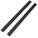 LIFKOME Dustpan Lip Replacement Plastic Black 2 X Dustpan Strips