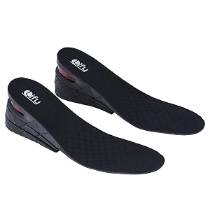 lify new 3 layer 6 cm 236 inch height increase insoles taller insoles shoes pad air cushion for men and women