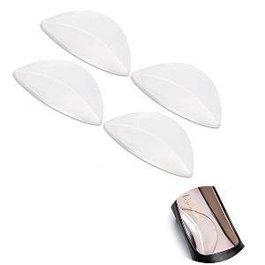lify silicone gel arch support insoles for flat feet 2 pairs  self-adhesive soft cushion pads  transparent heel inserts for men amp women  mild to moderate arch support shock absorption