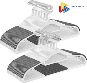 LIGER BLINDS Plastic Clothes Hangers - Space