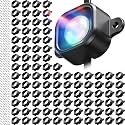 Light Clips for Govee H706, Mounting Brackets Compatible with Govee Pro Permanent Outdoor Lights Extension, Screws Secure Installation (Black)
