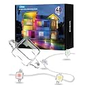 Light Clips for Govee Outdoor Lights (Model H705 ABCDEF) It is an Ideal Solution to Replace 3M Adhesive Tape. Easy to Install, it Comes with 40 Brackets and 80 Screws