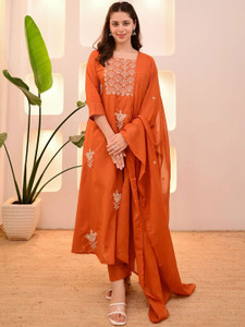 Light Daisy Women Kurta Pant Dupatta Set