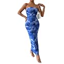 LIGHT DOT Women39s Summer Dress Printed Strapless