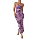 LIGHT DOT Women39s Summer Dress Printed Strapless