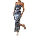 LIGHT DOT Women39s Summer Dress Printed Strapless