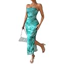 LIGHT DOT Women39s Summer Dress Printed Strapless