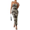 LIGHT DOT Women39s Summer Dress Printed Strapless